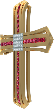 Clergy cross pendant