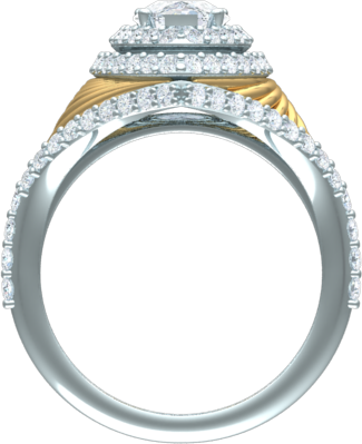 halo engagement ring