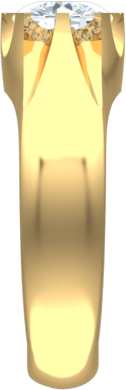 gents diamond ring side view