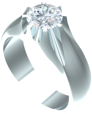 gents white gold diamond ring