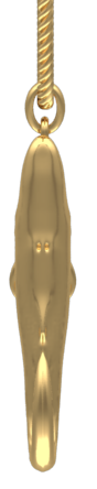 sperm whale fish hook pendant