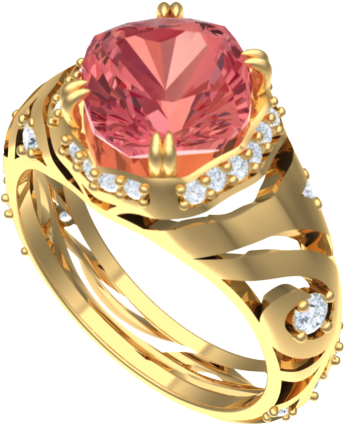 ladies gemstone ring