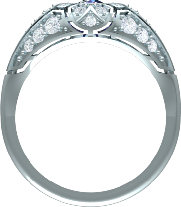 ladies fashion diamond gemstone ring