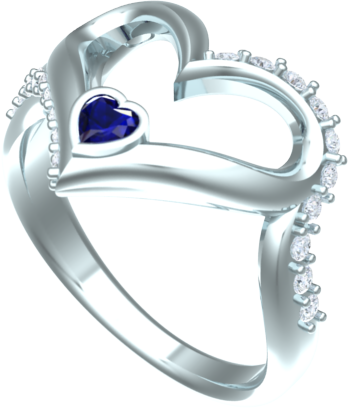 ladies  heart ring