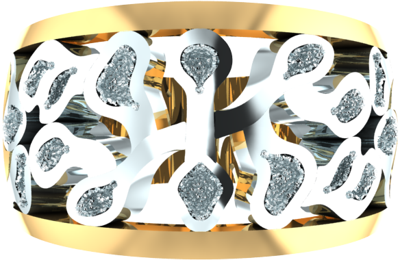 ladies leaf casual ring
