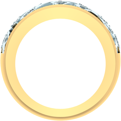 ladies casual ring side view