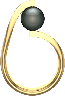 ladies fashion pearl ring