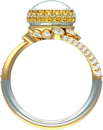 ladies gemstone ring