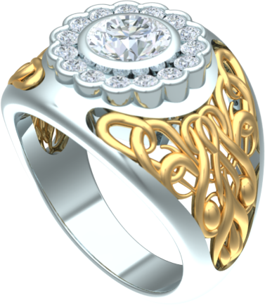 ladies cluster ring