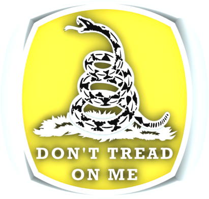 Gents Gadsden Flag Ring