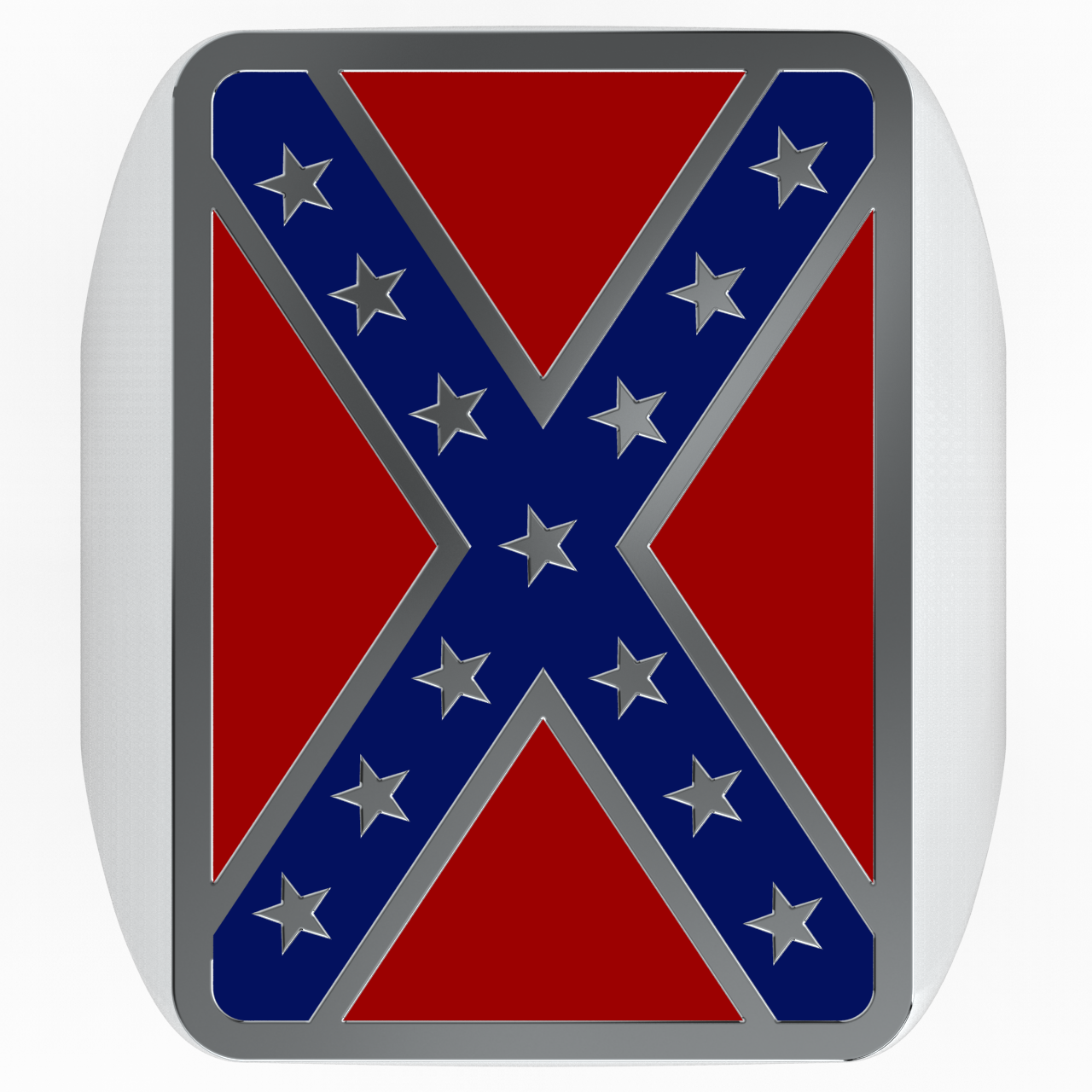 Gents Confederate Flag Ring
