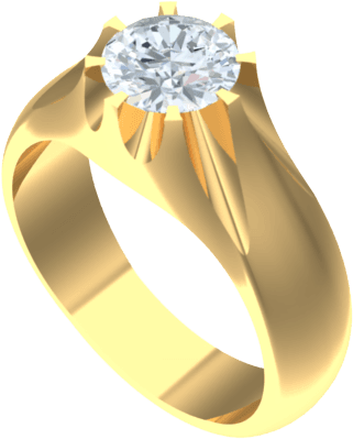 Gypsy Solitaire Ring