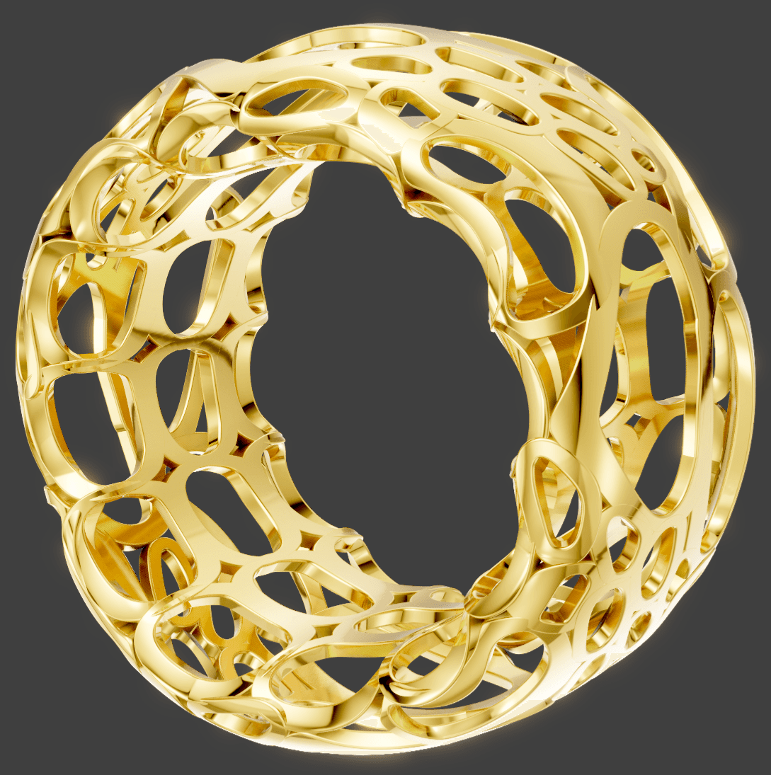Openwork Bangle Bracelet